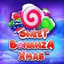 Sweet Bonanza Xmas slot logo by Pragmatic Play at My Empire